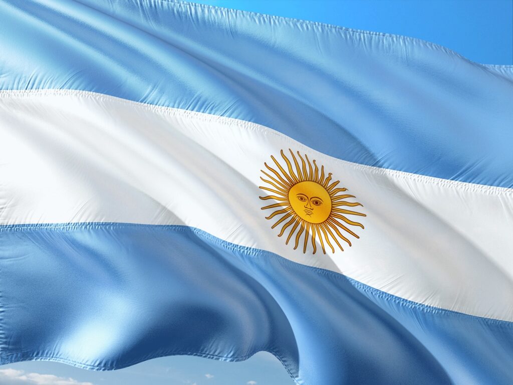 flag, argentina, banner